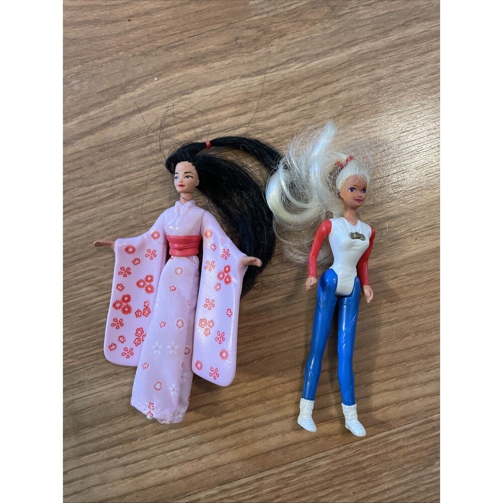 Vintage McDonald's Happy Meal Toy #5 U.S.A Barbie 1995 Olympics And Japanese - Picture 1 of 7